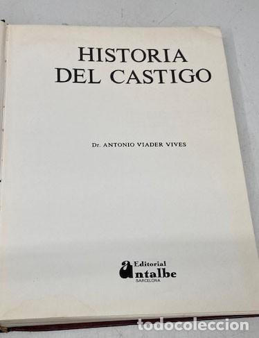 Libros antiguos: Historia del castigo - Foto 3