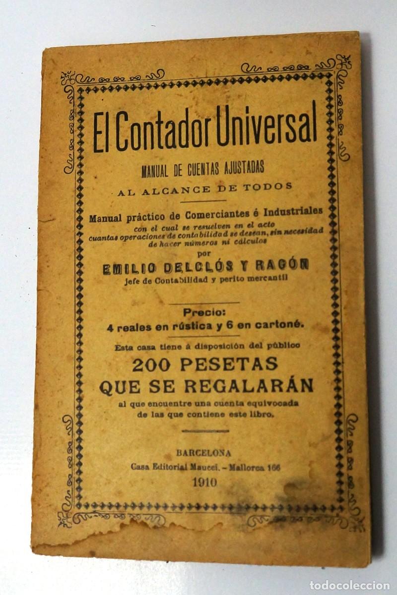 Old books: El Contador Universal, (1908).
