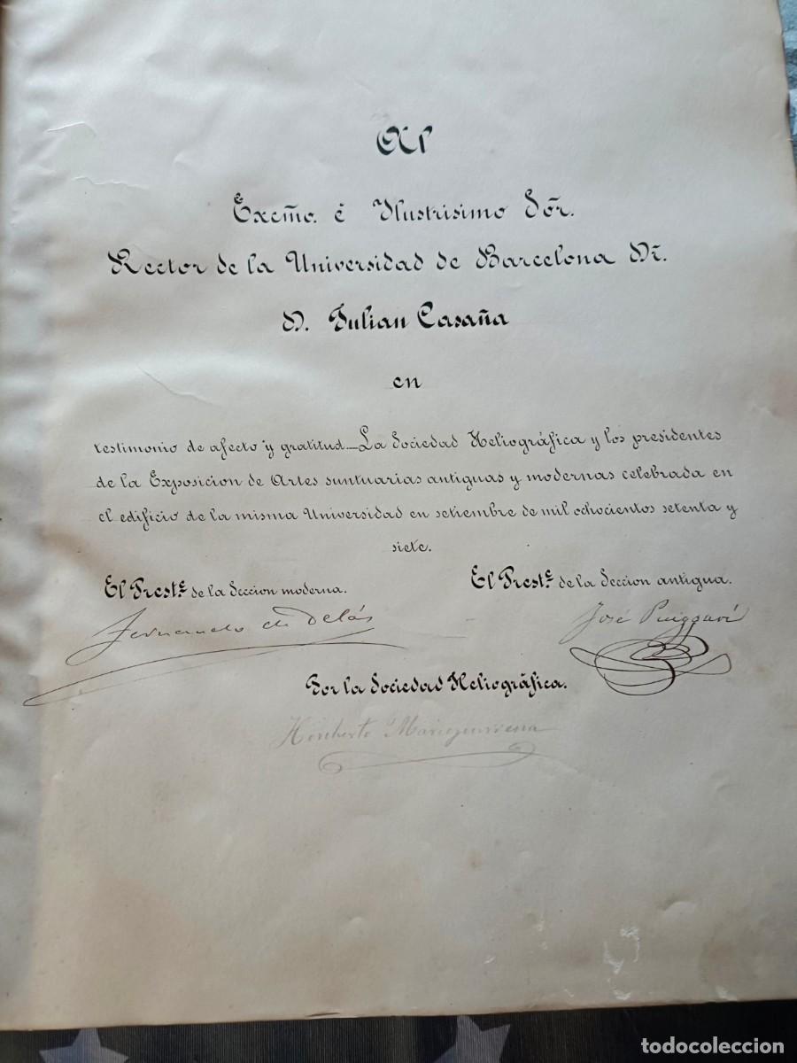 Libros antiguos: Libro exposici&oacute;n Artes Suntuarias Barcelona 1877 - Foto 5