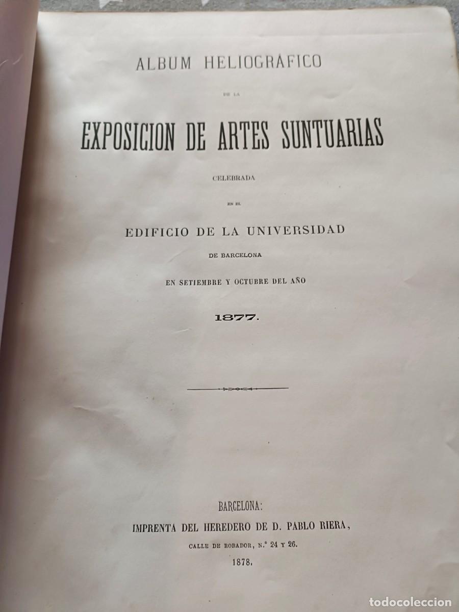 Libros antiguos: Libro exposici&oacute;n Artes Suntuarias Barcelona 1877 - Foto 6