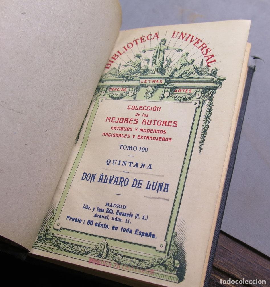 Libros antiguos: DON ALVARO DE LUNA. QUINTANA - Foto 2
