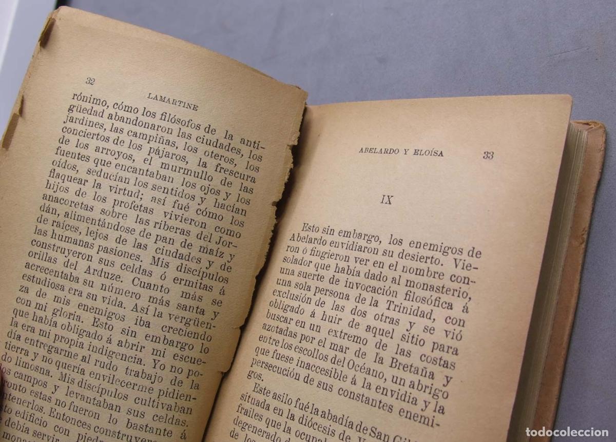 Libros antiguos: 1890. ABELARDO Y ELOISA. LAMARTINE - Foto 2