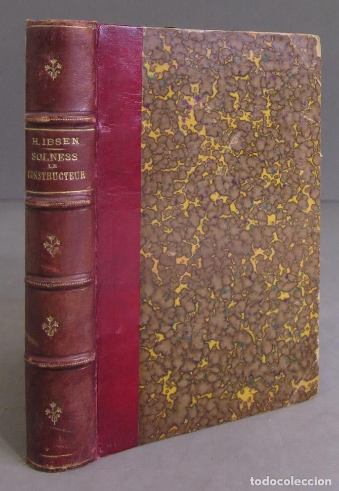 Libros antiguos: Solness le constructeur. Drame en trois actes. Henrik Ibsen. 1899 - Foto 1