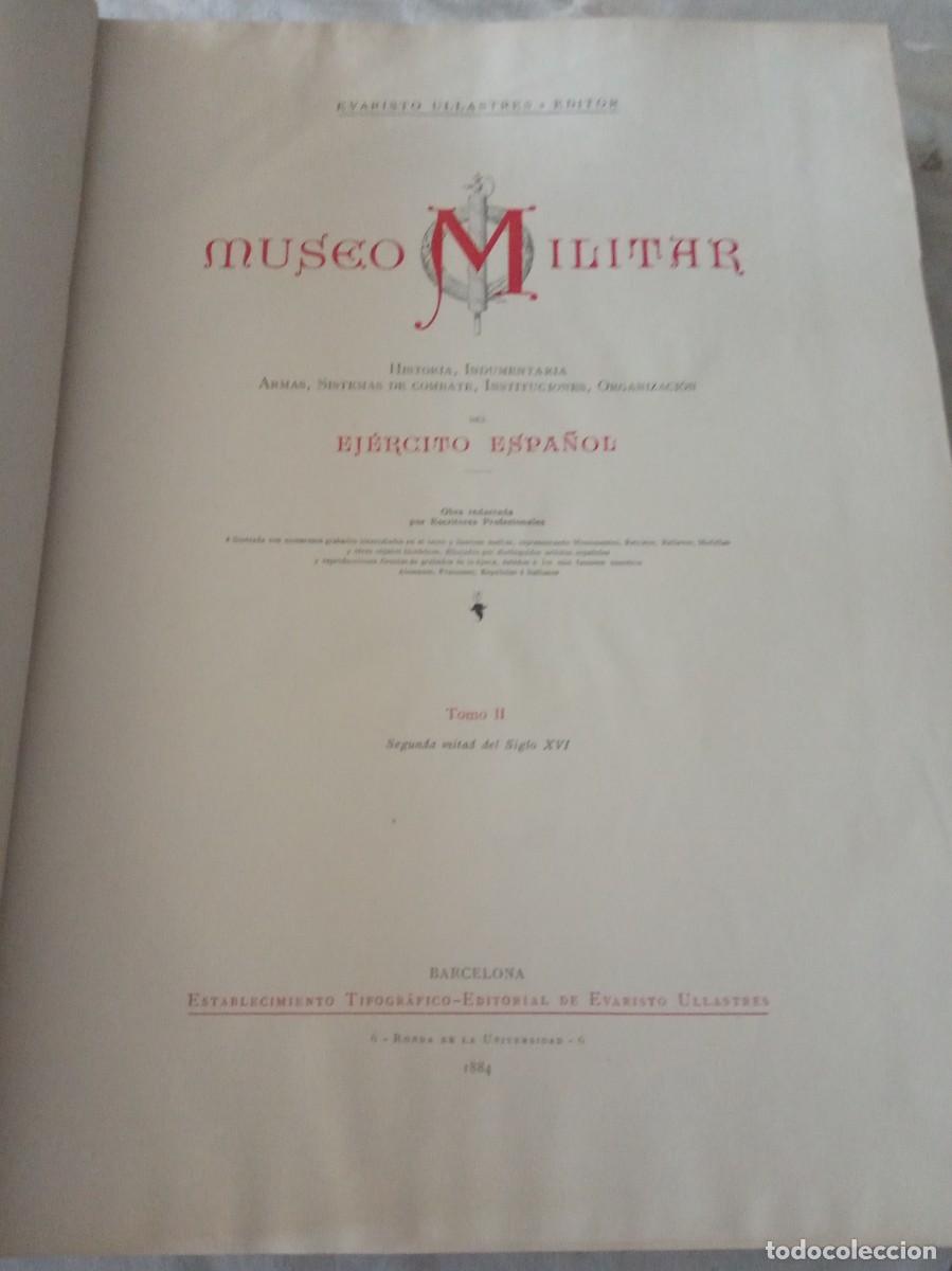 Libros antiguos: MUSEO MILITAR de Francisco BARADO.2 tomos. - Foto 9