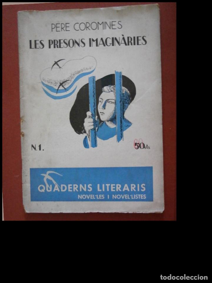 Libros antiguos: Les presons imagin&egrave;ries. Pere Coromines - Foto 1