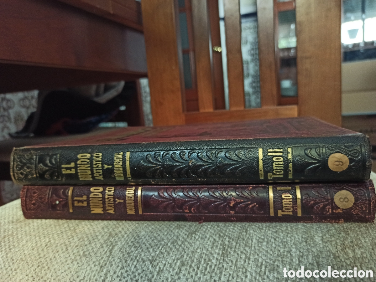 Libros antiguos: El mundo art&iacute;stico y monumental - Foto 2