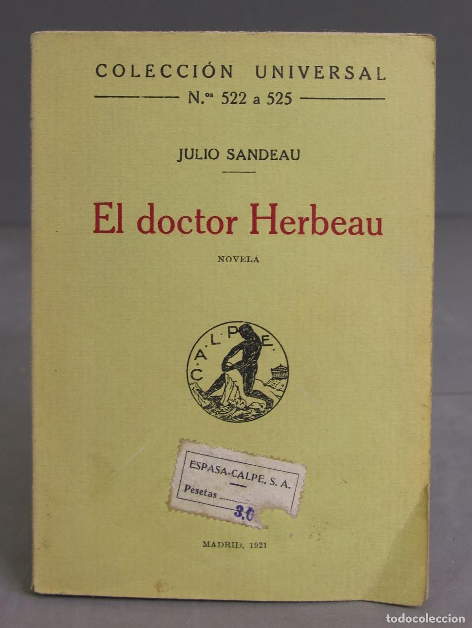 Libros antiguos: El doctor Herbeau. Sandeau. 1921 - Foto 1