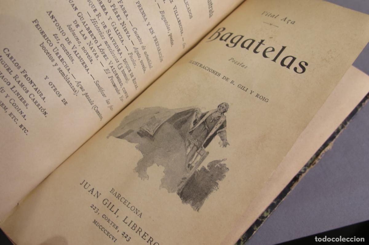 Libros antiguos: BAGATELAS. AZA - Foto 2