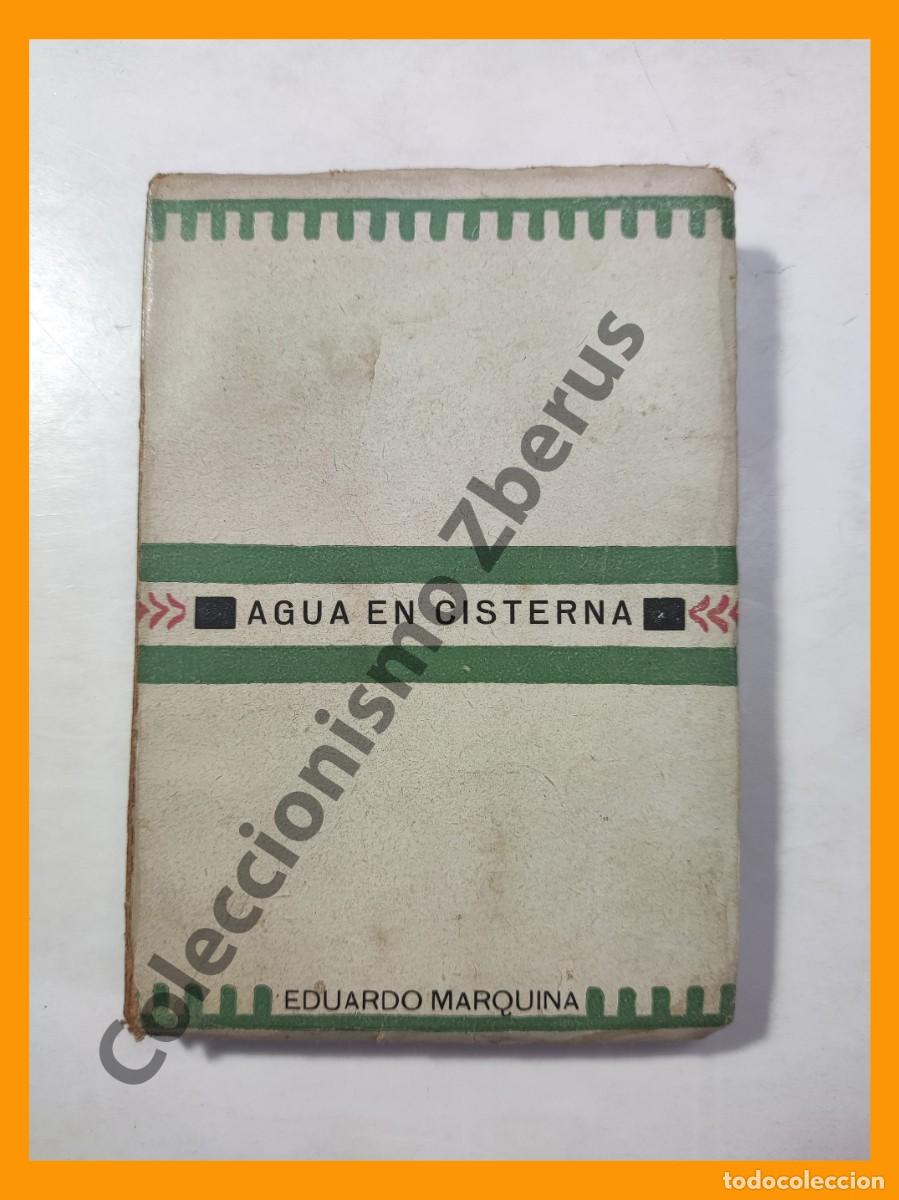 Libros antiguos: Agua en cisterna - Eduardo Marquina - Foto 1