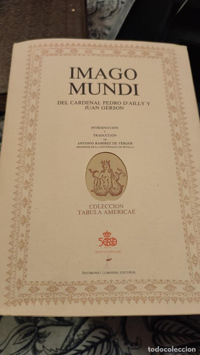 Libros antiguos: Facs&iacute;mil Imago Mundi Tabula Americae - Foto 14