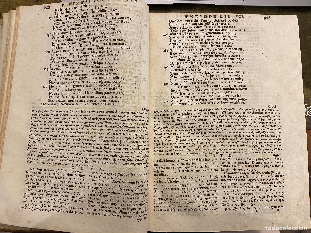 Libros antiguos: 1758 VIRGILIO OPERA - Foto 5