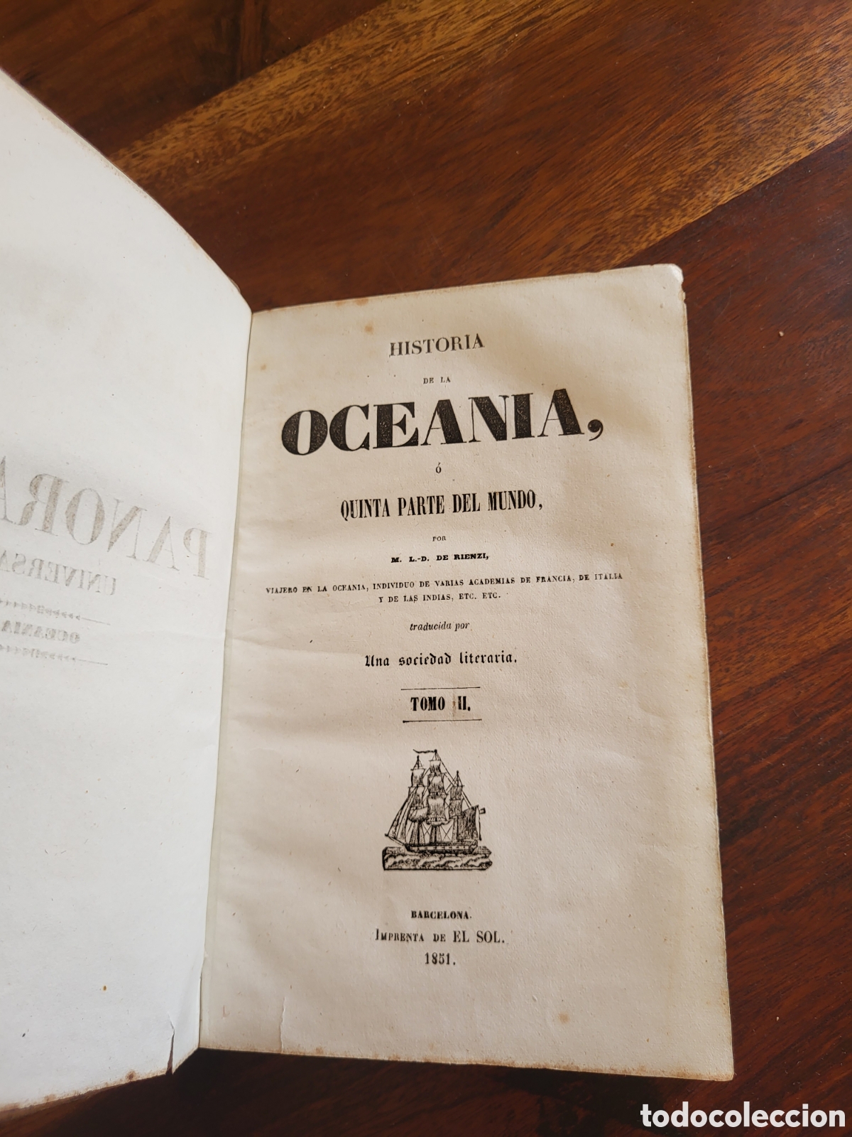Libros antiguos: Historia de la Ocean&iacute;a - Foto 4