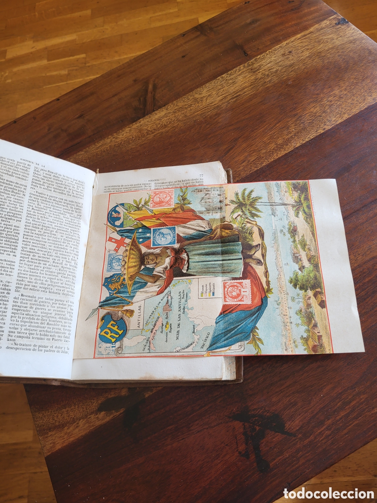 Libros antiguos: Historia de la Ocean&iacute;a - Foto 5