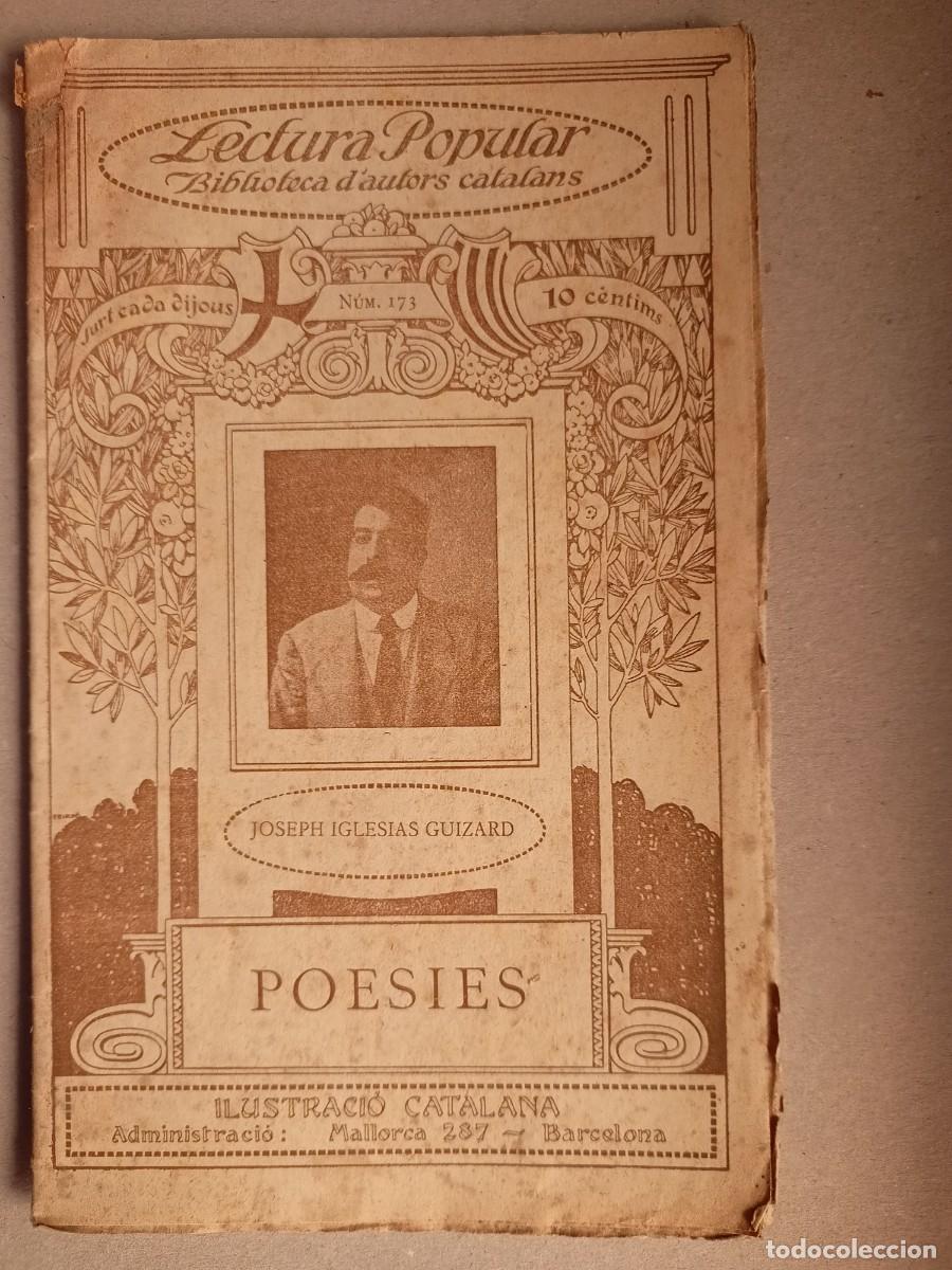 Antiquarische B&uuml;cher: LIBRILLO &rdquo;LECTURA POPULAR-BIBL.D'AUTORS CATALANS&rdquo; POESIES DE JOSEPH IGLESIAS GUIZARD