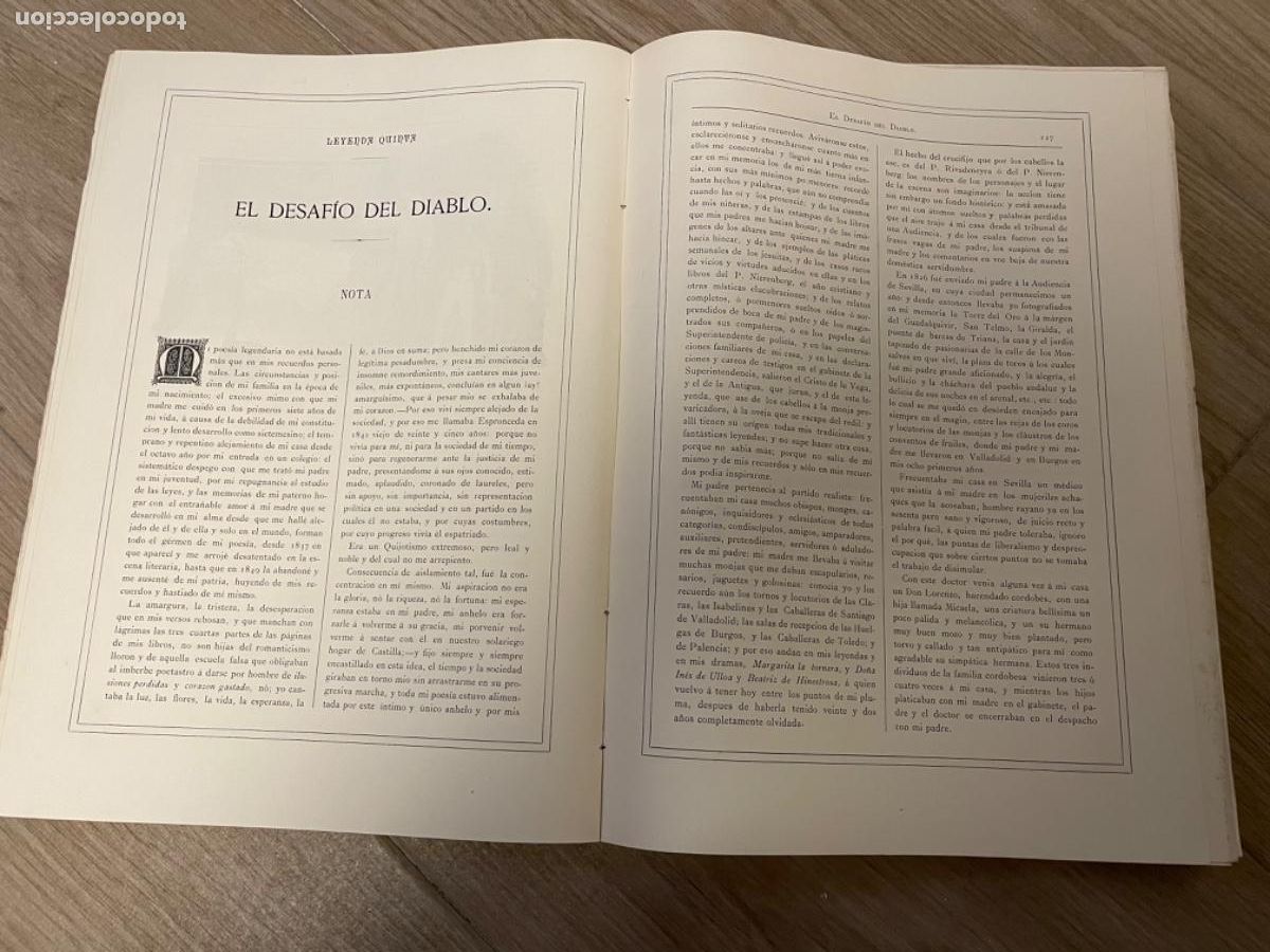 Libros antiguos: TOMO I DE LAS OBRAS COMPLETAS DE ZORRILLA. 1884 - Foto 14