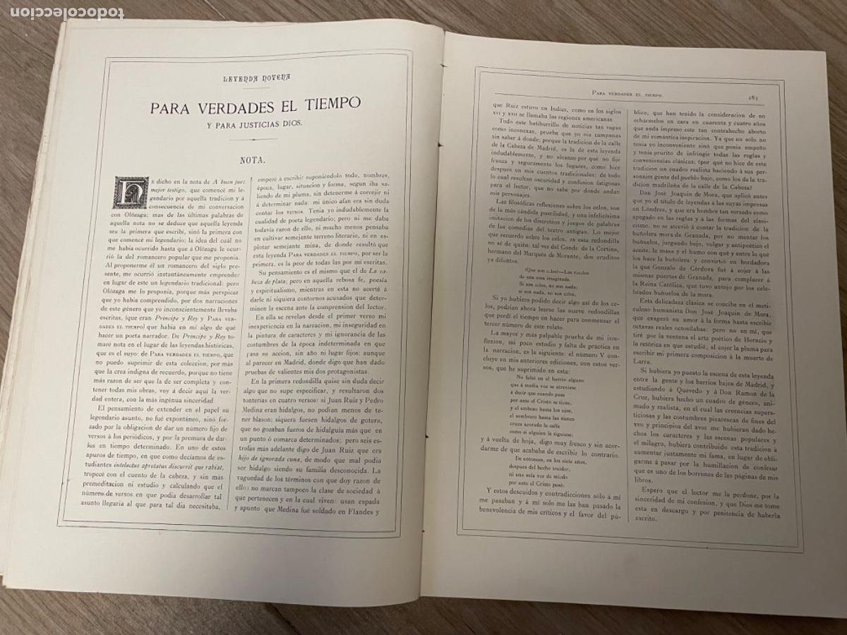 Libros antiguos: TOMO I DE LAS OBRAS COMPLETAS DE ZORRILLA. 1884 - Foto 15