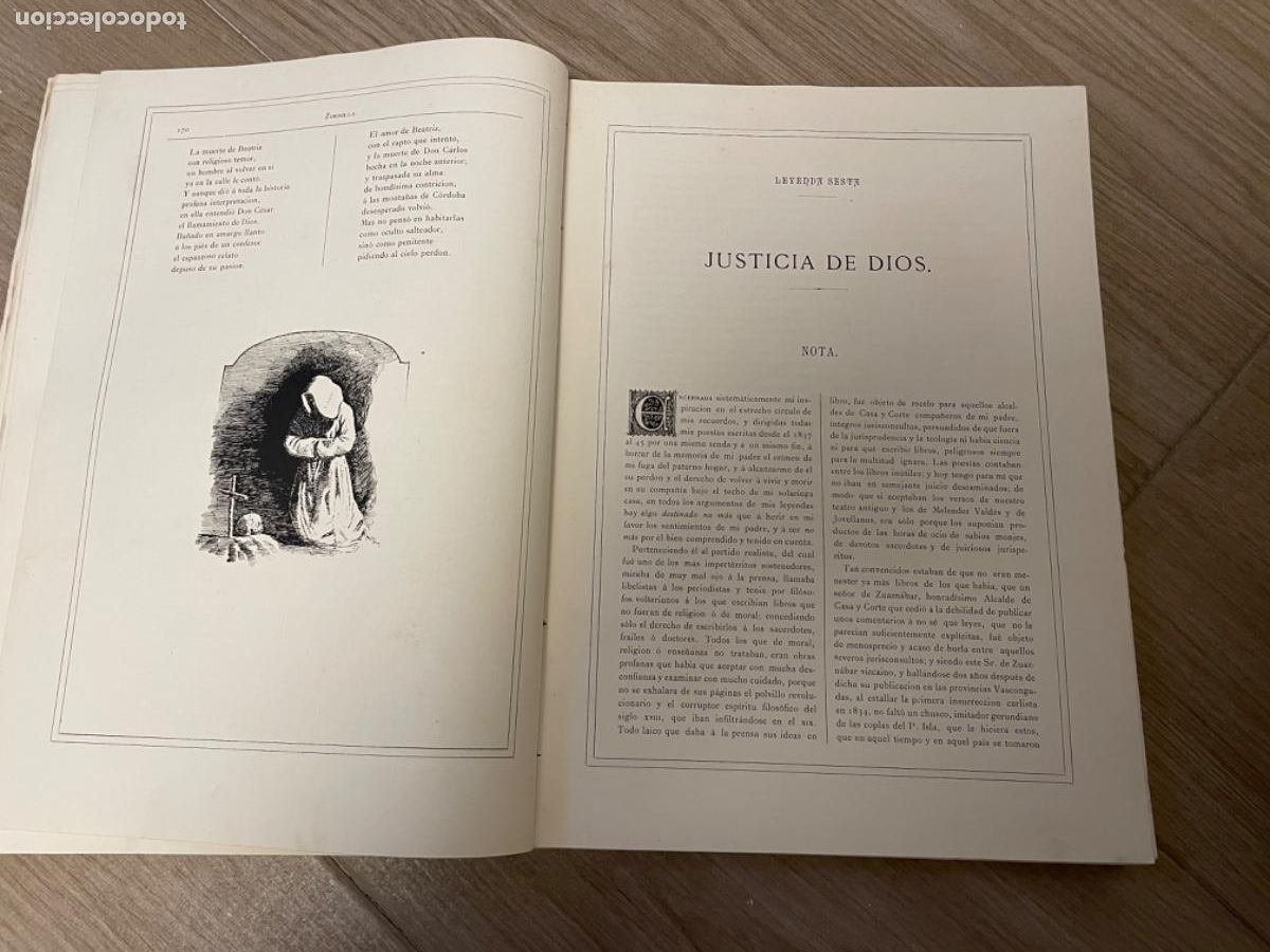 Libros antiguos: TOMO I DE LAS OBRAS COMPLETAS DE ZORRILLA. 1884 - Foto 16