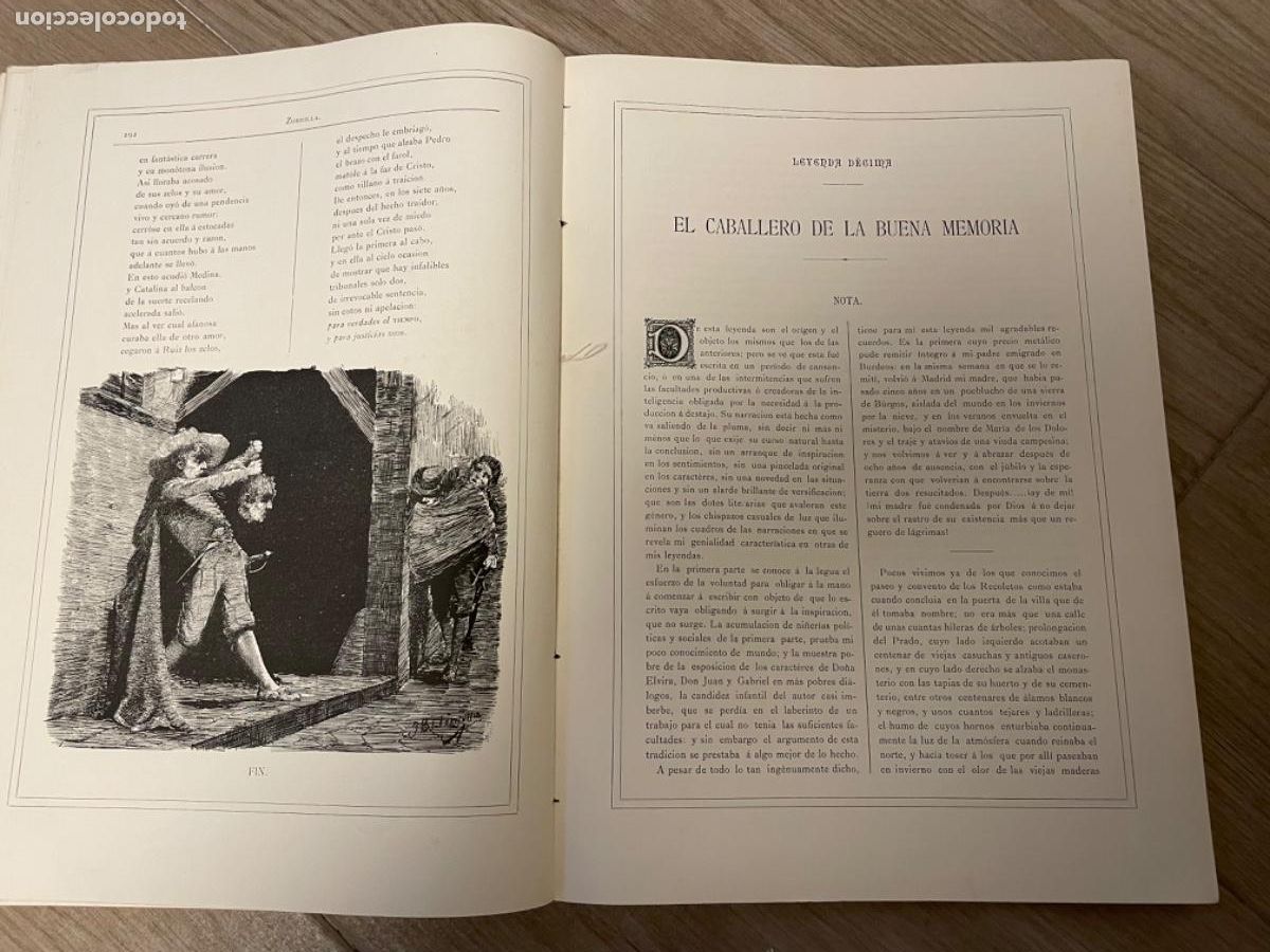 Libros antiguos: TOMO I DE LAS OBRAS COMPLETAS DE ZORRILLA. 1884 - Foto 19