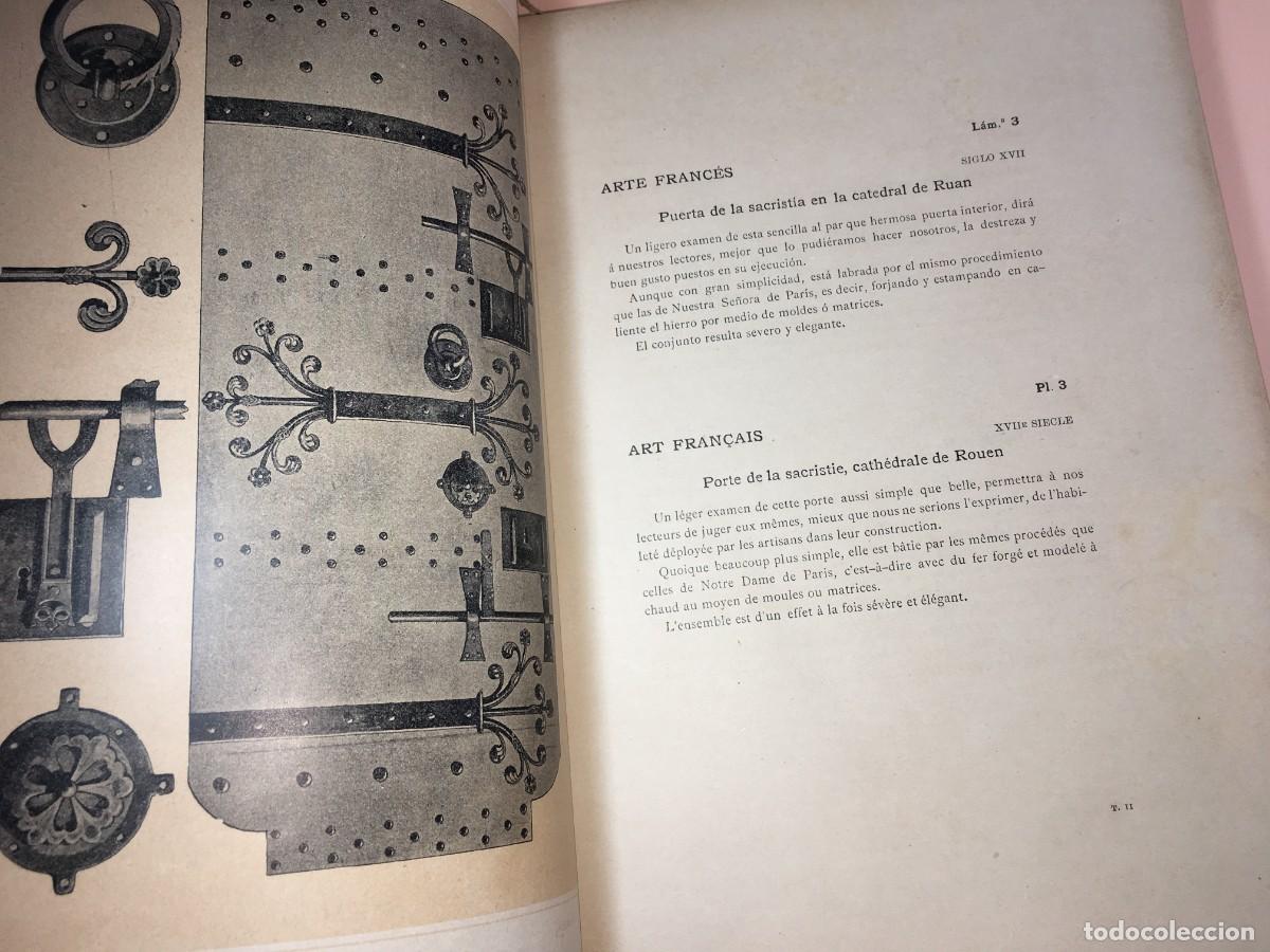 Libros antiguos: HIERROS ARTISTICOS - LUIS LABARTA - TOMO II - Foto 5
