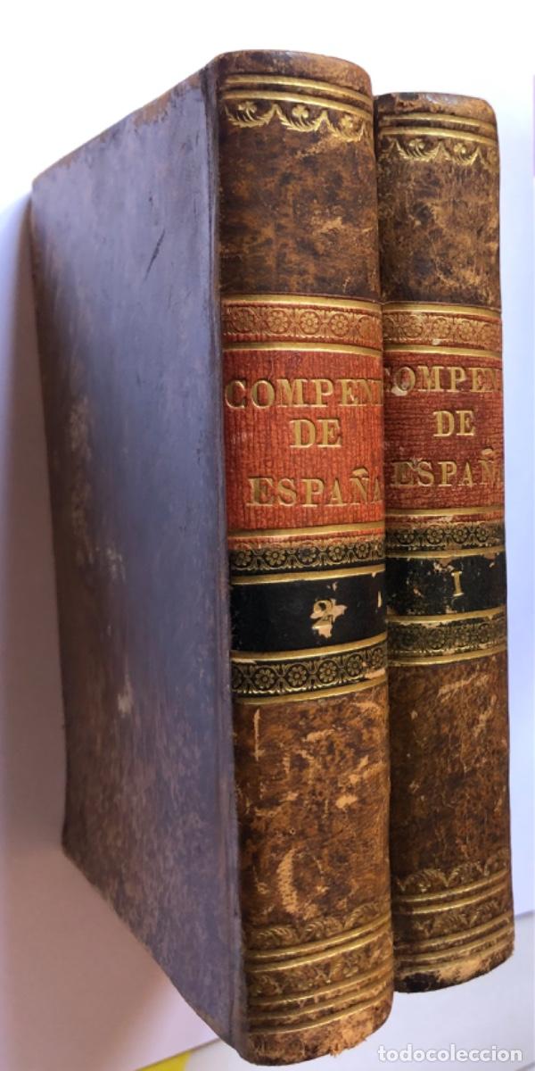 Libros antiguos: Compendio de la historia de Espa&ntilde;a - DUCHESNE - 2 tomos - Foto 1