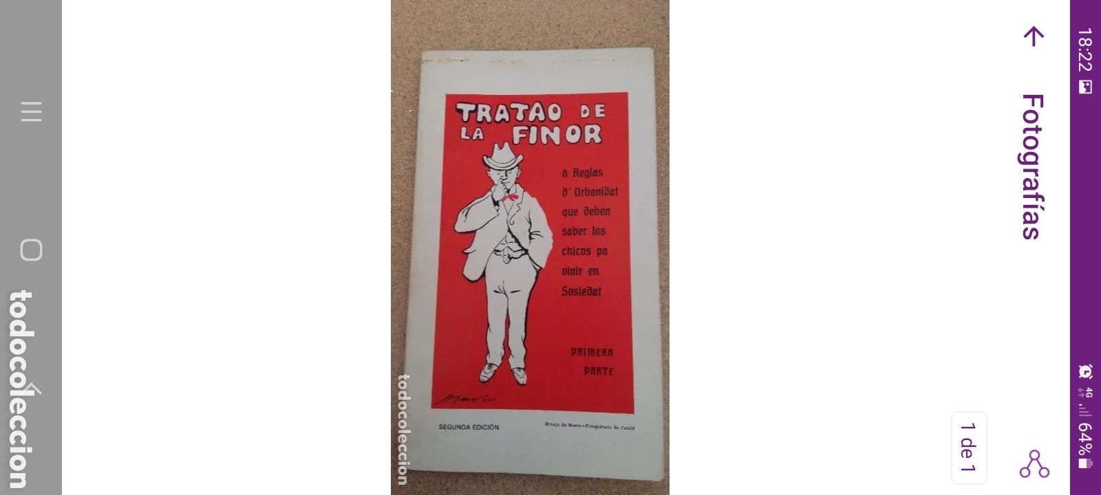 Libros antiguos: Tratado de la finor libro - Foto 1