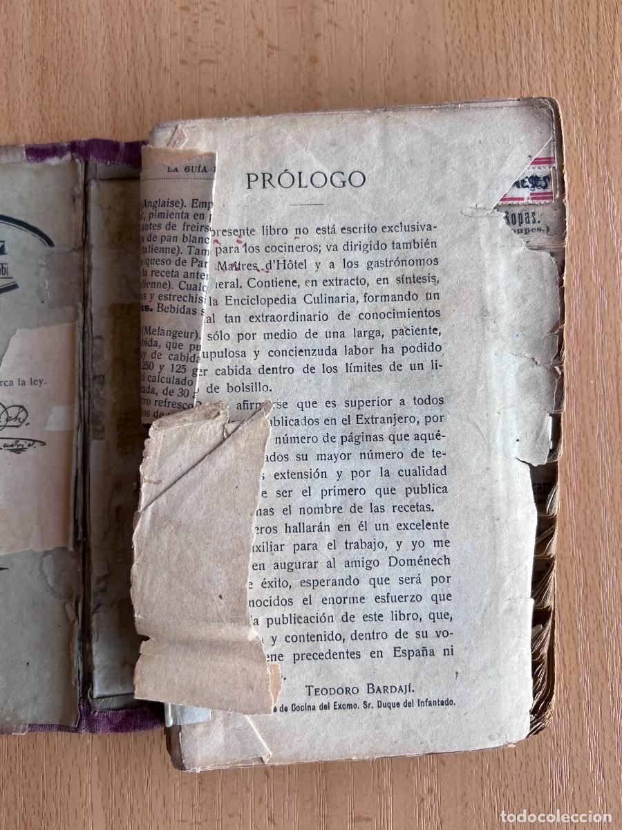 Libros antiguos: LA GUIA DEL GASTRONOMO Y DEL MAITRE D&acute;HOTEL - Foto 3
