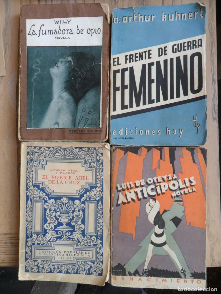 Old books: Lote de cuatro libros a&ntilde;os 20/30 distintas editoriales.