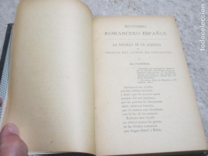 Libros antiguos: Nov&iacute;simo romancero espa&ntilde;ol, Tomo III, 1879 - Foto 3