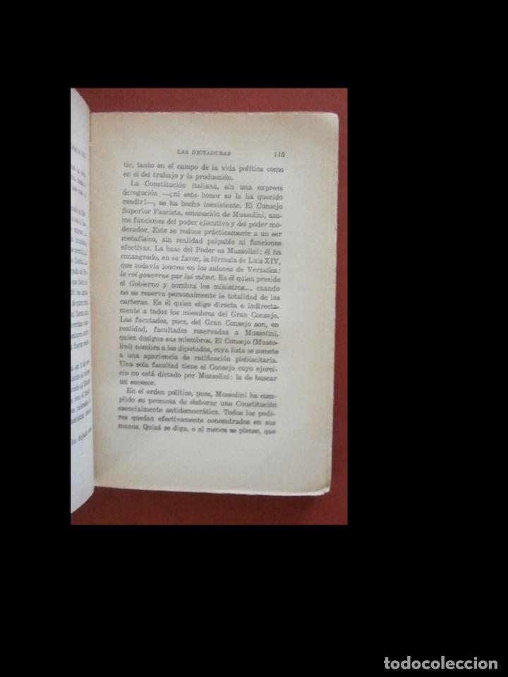 Libros antiguos: Las dictaduras. Francisco Camb&oacute; - Foto 3