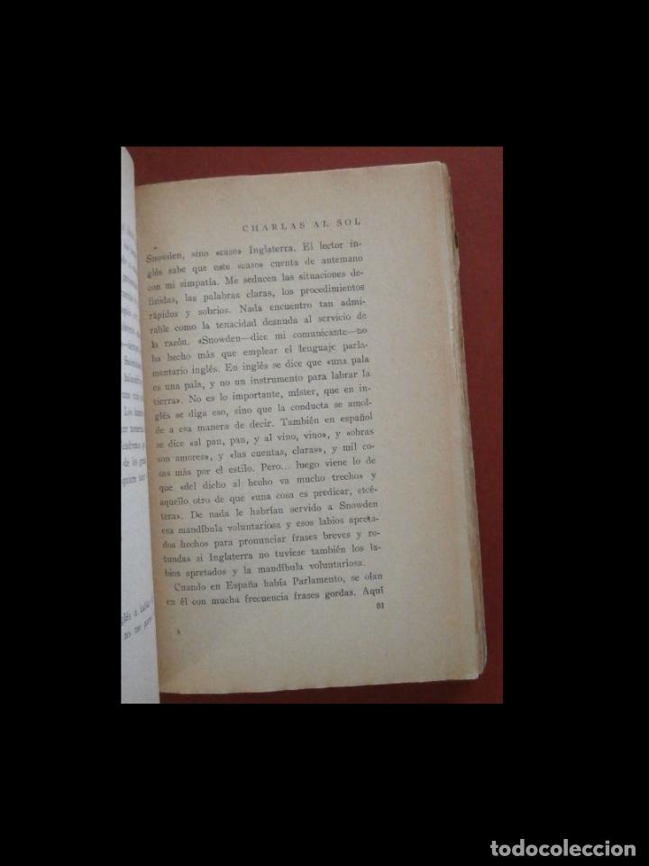 Libros antiguos: Charlas al sol. 3&ordf; Serie. Heli&oacute;filo - Foto 4