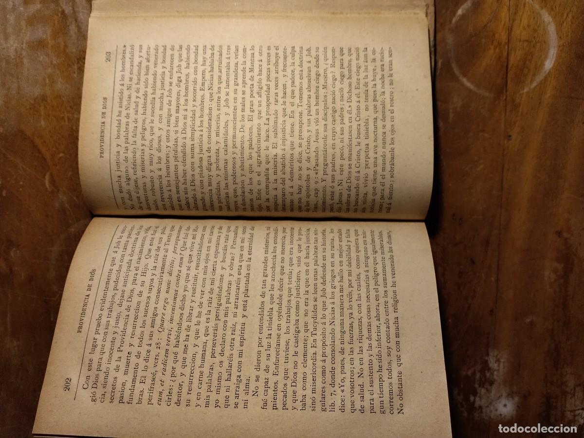Libros antiguos: Providencia de Dios Quevedo 1882 - Foto 5