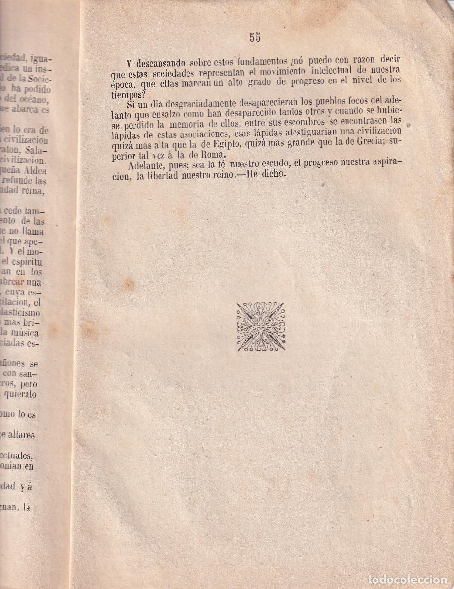 Libros antiguos: CIUDAD DE LA LAGUNA - SOCIEDAD INSTRUCTIVA 1870 - Foto 4