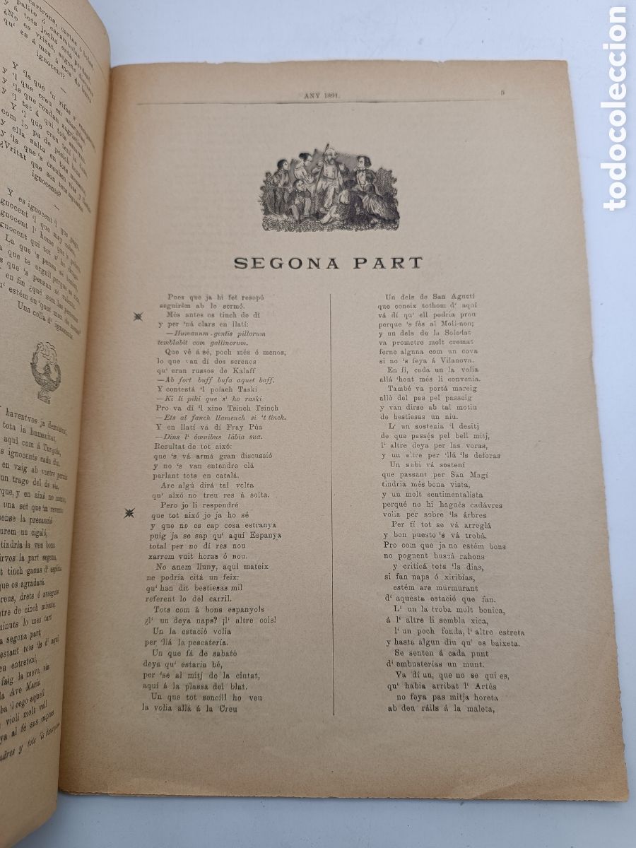 Libros antiguos: Serm&oacute; del ignocents ciutat Igualada 1891 - Foto 4