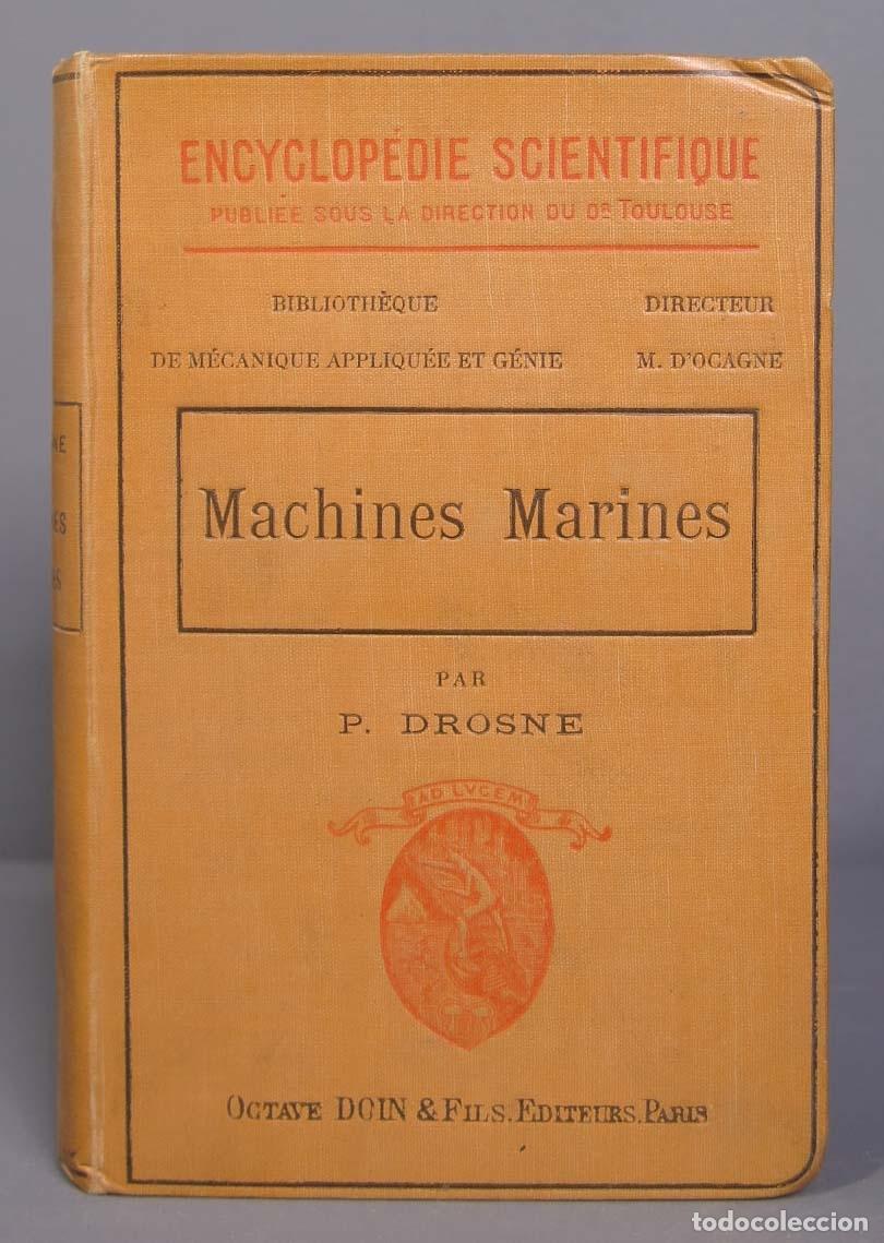 Libros antiguos: Machines Marines. Drosne. 1910 - Foto 1