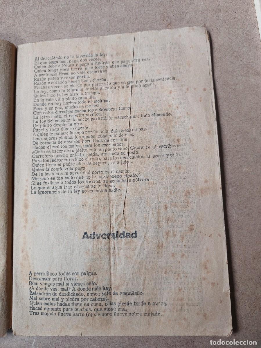 Libros antiguos: Refranero espa&ntilde;ol - Foto 3