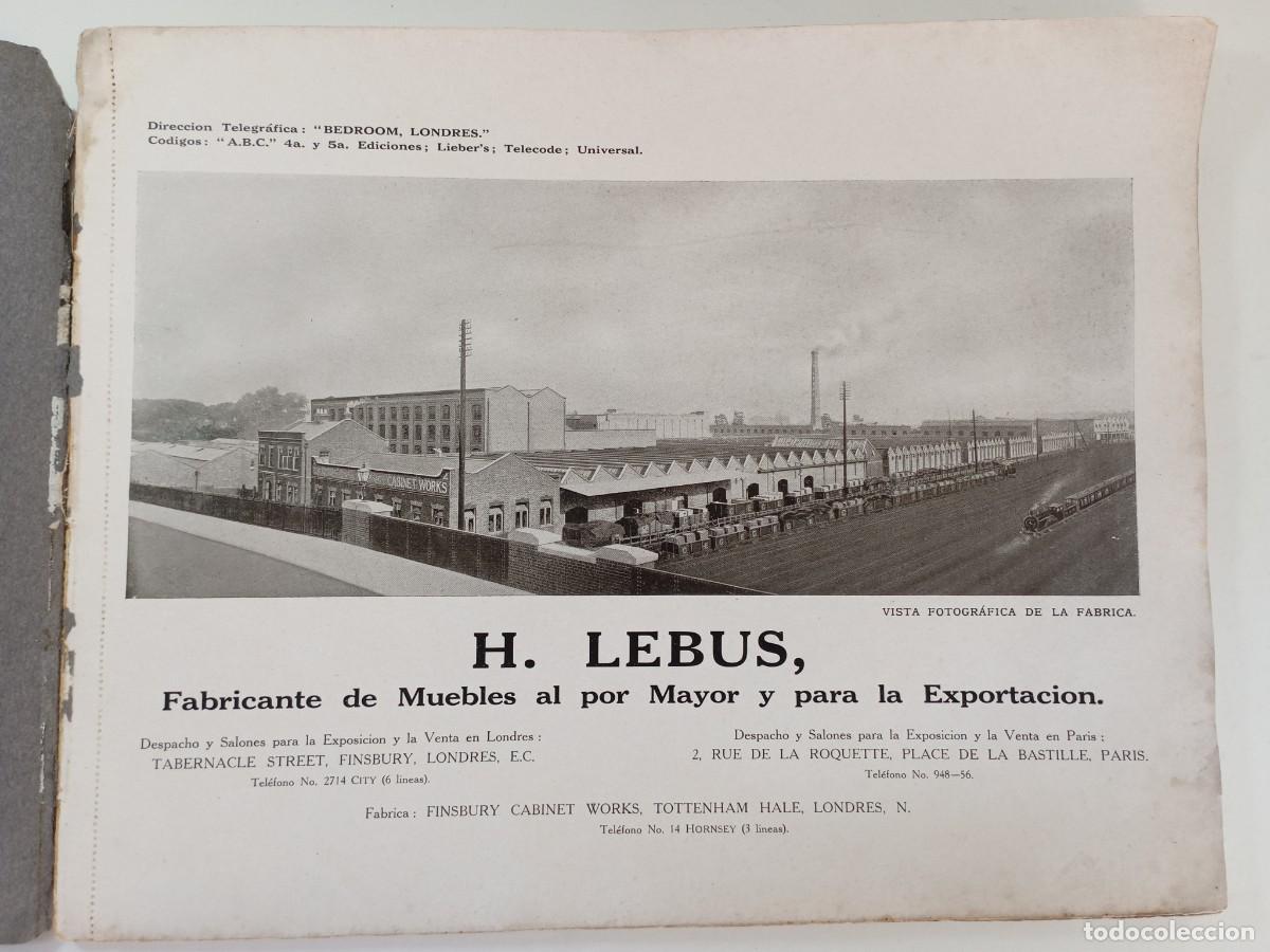 Libros antiguos: Dise&ntilde;os de muebles Harris Lebus - Cat&aacute;logo 1912 - Foto 1