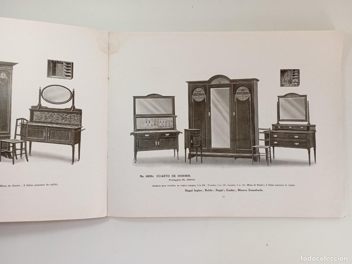 Libros antiguos: Dise&ntilde;os de muebles Harris Lebus - Cat&aacute;logo 1912 - Foto 3