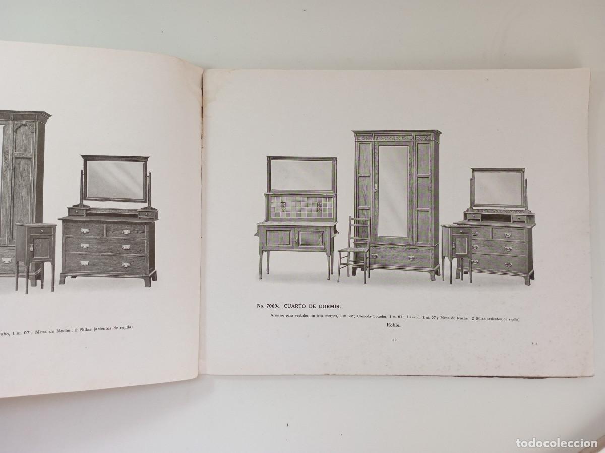 Libros antiguos: Dise&ntilde;os de muebles Harris Lebus - Cat&aacute;logo 1912 - Foto 4