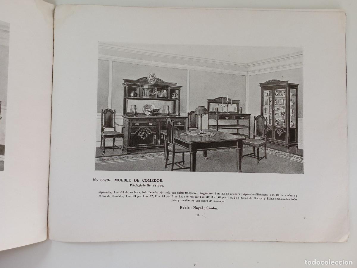 Libros antiguos: Dise&ntilde;os de muebles Harris Lebus - Cat&aacute;logo 1912 - Foto 7