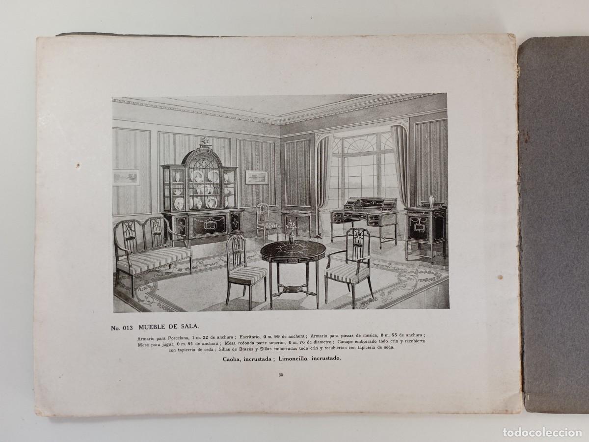 Libros antiguos: Dise&ntilde;os de muebles Harris Lebus - Cat&aacute;logo 1912 - Foto 8