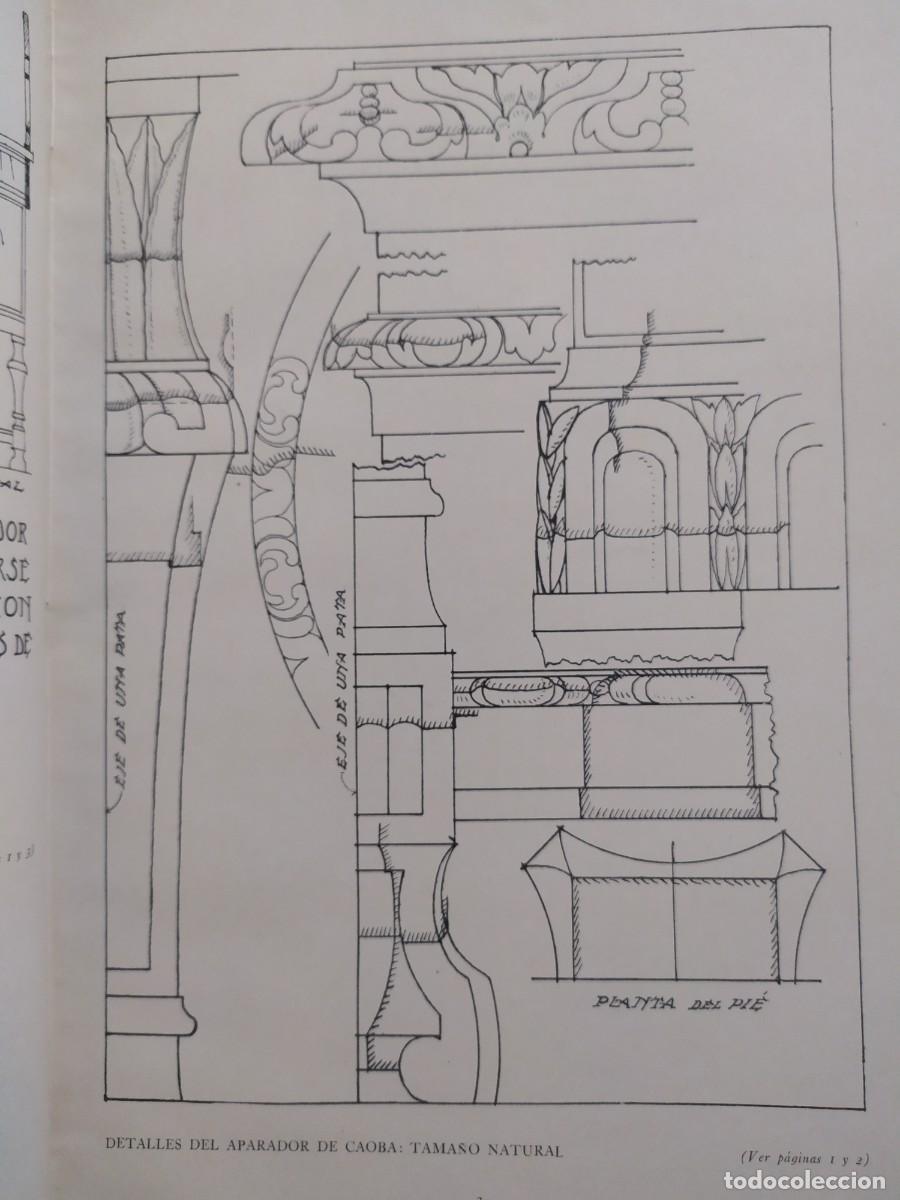 Libros antiguos: 1929. Proyectos de mobiliario y decoraci&oacute;n ingleses. Hildesley. - Foto 9