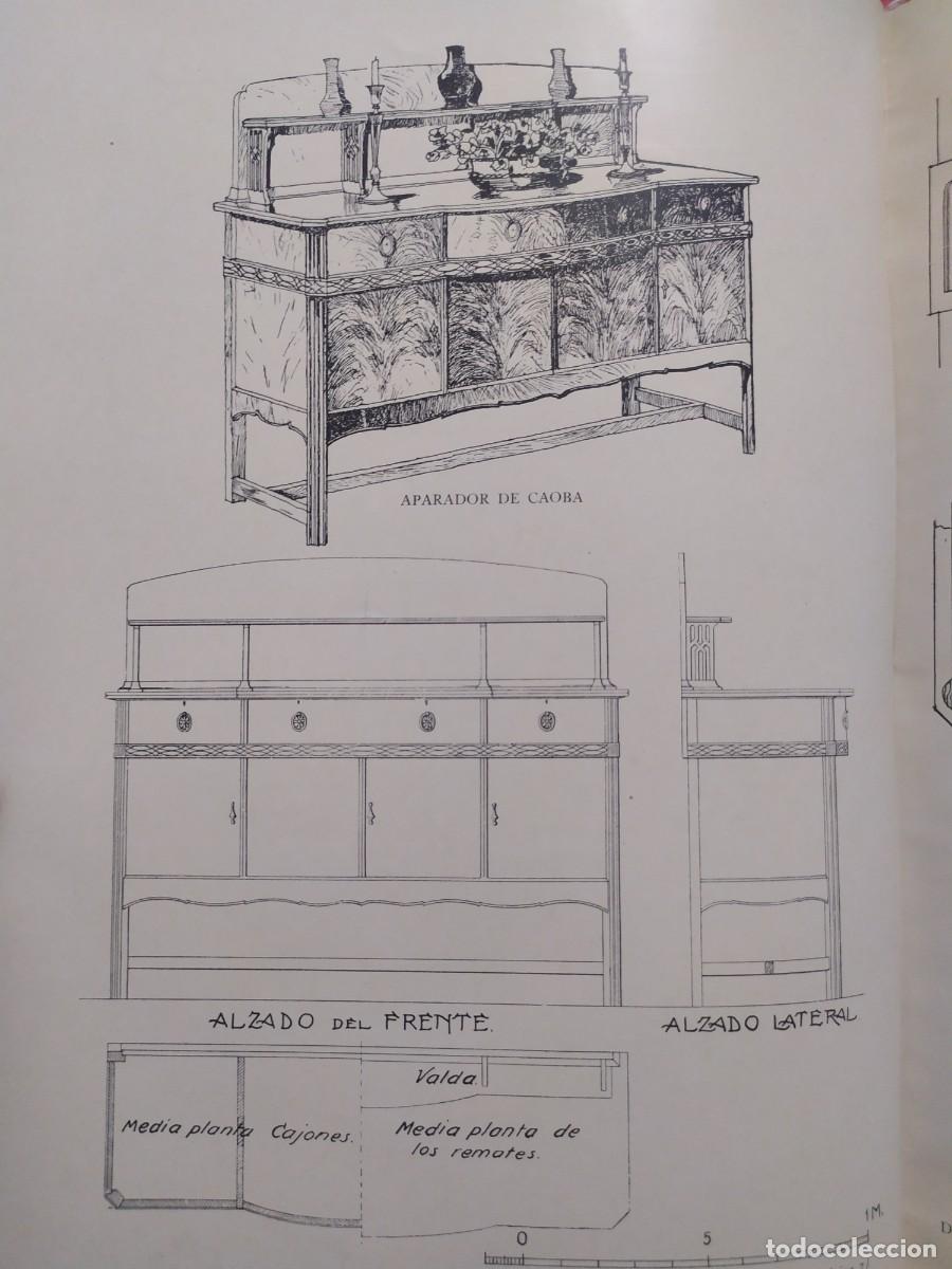 Libros antiguos: 1929. Proyectos de mobiliario y decoraci&oacute;n ingleses. Hildesley. - Foto 10