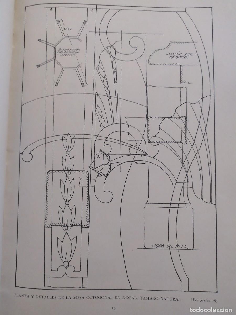 Libros antiguos: 1929. Proyectos de mobiliario y decoraci&oacute;n ingleses. Hildesley. - Foto 13