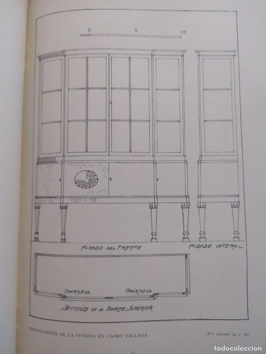 Libros antiguos: 1929. Proyectos de mobiliario y decoraci&oacute;n ingleses. Hildesley. - Foto 17