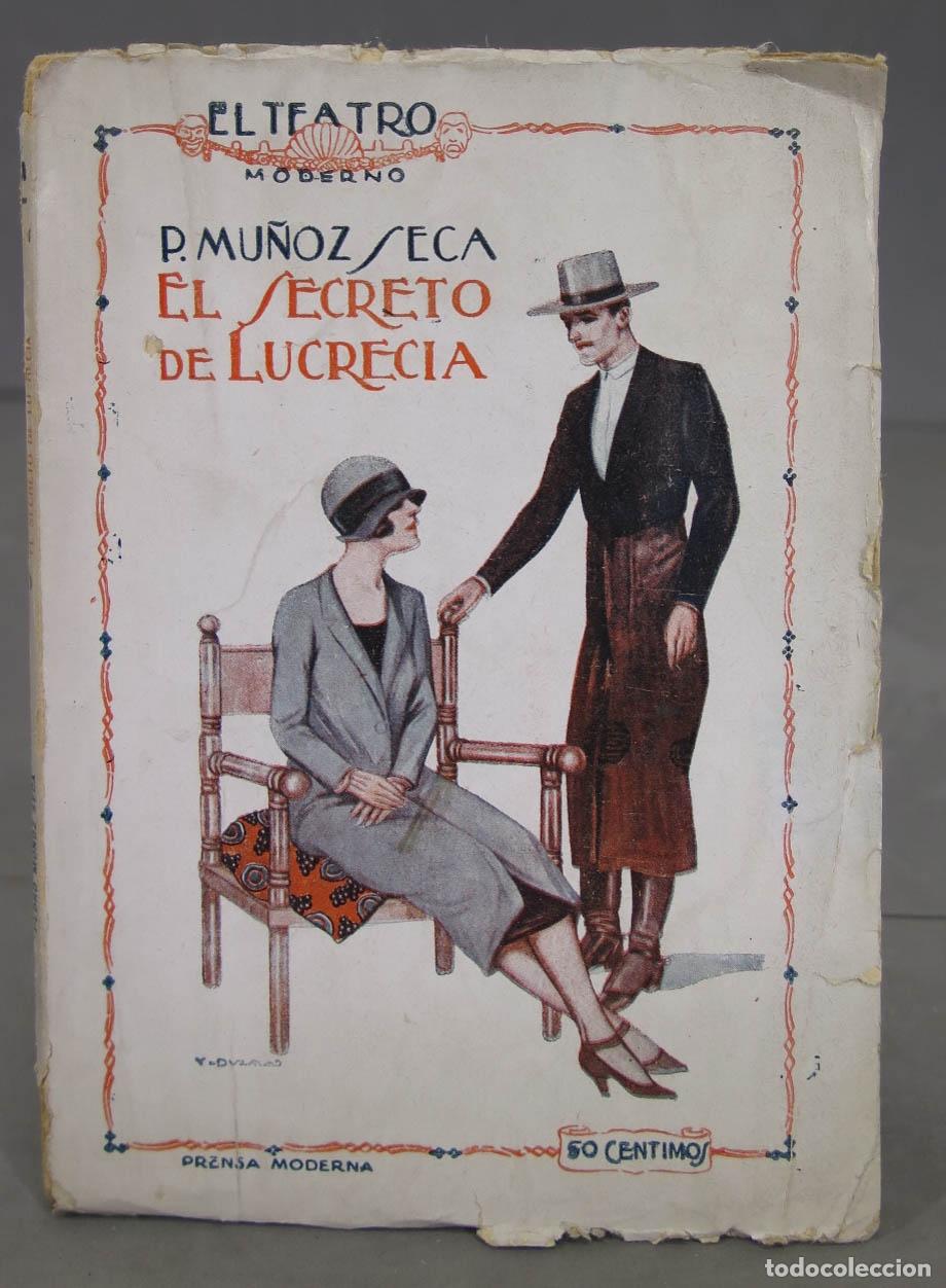 Libros antiguos: EL SECRETO DE LUCRECIA. Pedro Mu&ntilde;oz Seca. 1925 - Foto 1