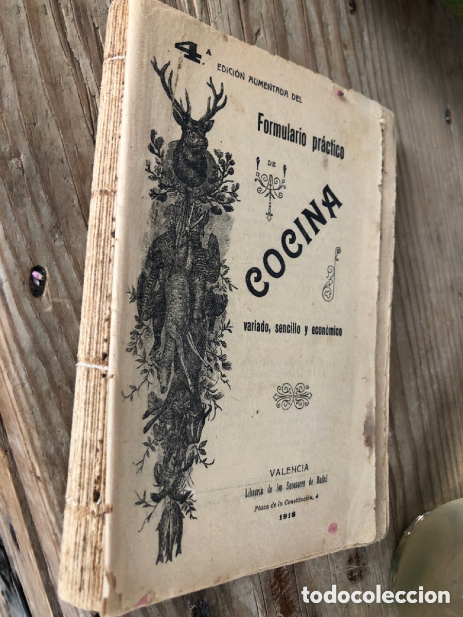 Libros antiguos: Formulario pr&aacute;ctico de cocina. 4* Edici&oacute;n. 1918 - Foto 6