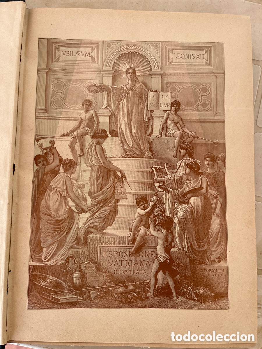 Libros antiguos: La Exposici&oacute;n Vaticana Ilustrada 1887 - Foto 2