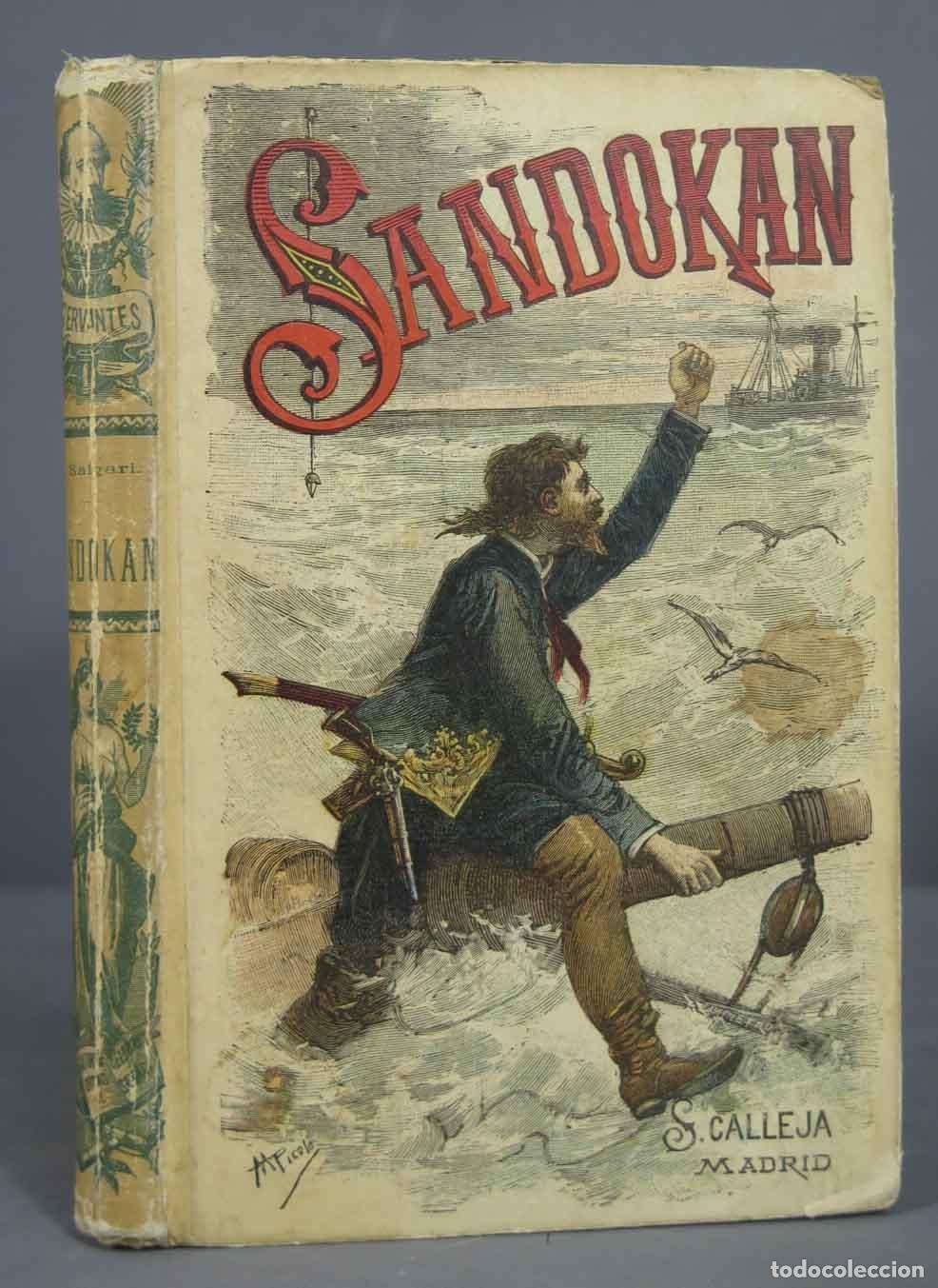 Libros antiguos: SANDOKAN. SALGARI. CALLEJA - Foto 1