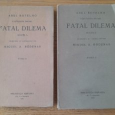 Libros antiguos: VISITA MI TIENDA FATAL DILEMA, ABEL BOTELHO, BIBLIOTECA HISPANA, 1916, L37. VISITA MI TIENDA.