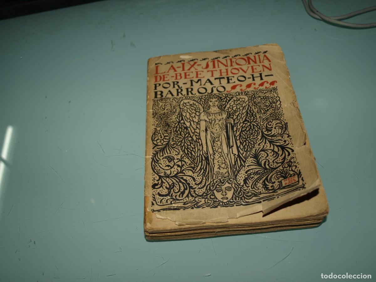 Libros antiguos: La IX sinfonia de Beethoven, Mateo Barroso - Foto 1